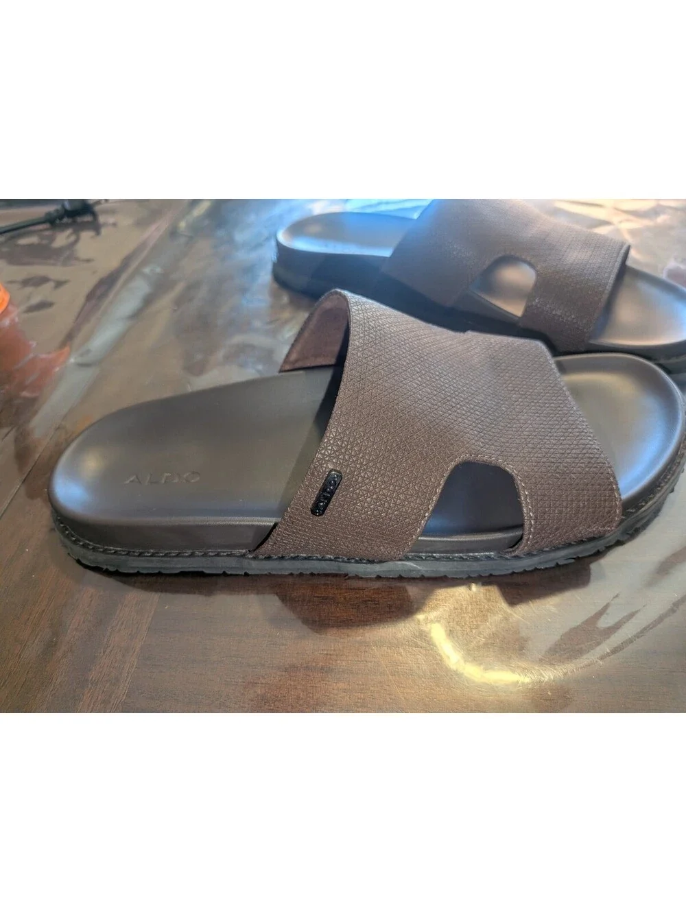 ALDO Emett Men’s Slide Sandles Size 12 Black